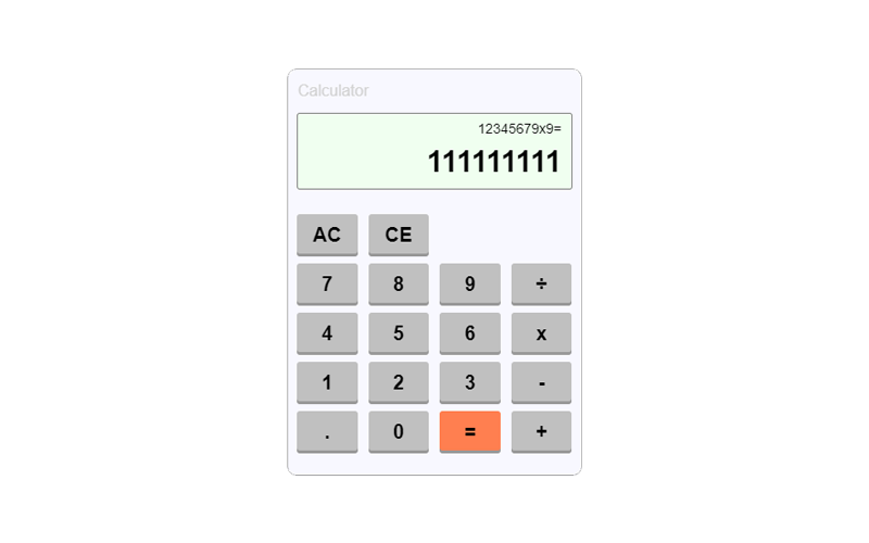Javascript Calculator